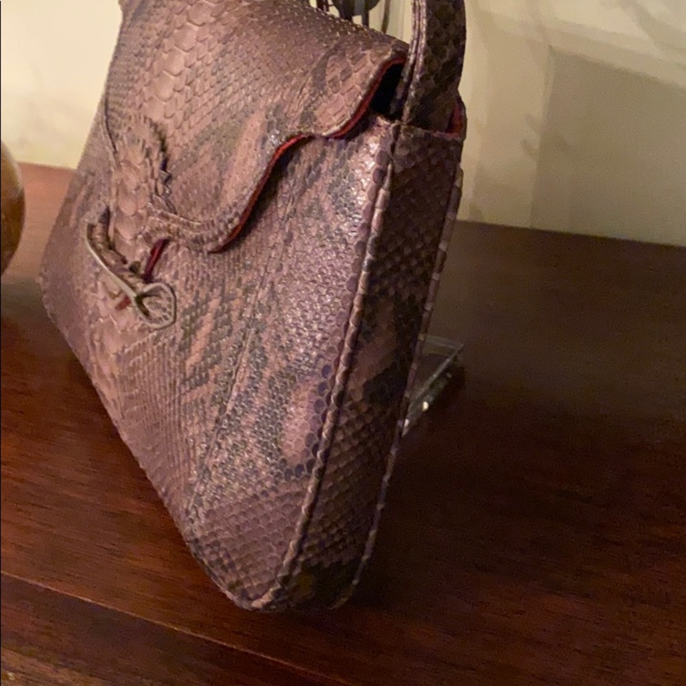 Phil Luangrath Genuine Python Handbag - image 2